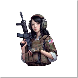 Tactical Girl Posters and Art